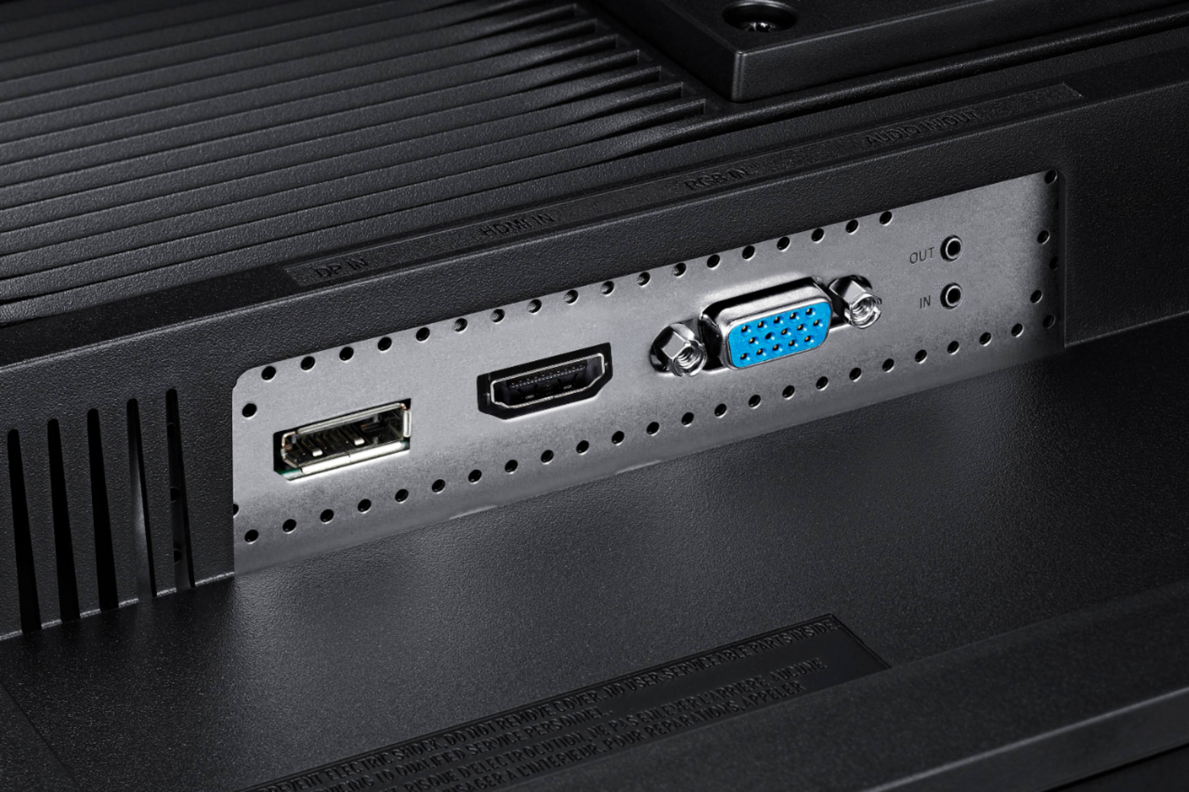 Alt View 19. Samsung - SE65 Series LS24E65KPLH/GO 23.6” LED FHD Monitor - Black.