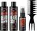 Angle. Wild Willies - The Trailblazer Pro Grooming Kit - Black/Red.