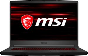 MSI - GF65 15.6" Gaming Laptop - Intel Core i7 - 8GB Memory - NVIDIA GeForce GTX1660Ti - 512GBSolid State Drive - Black - Front_Zoom