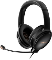Bose - QuietComfort 35 II Gaming Headset – Comfortable Noise Cancelling Headphones - Black - Angle_Zoom