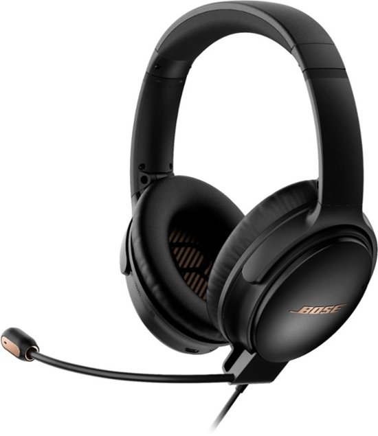 Angle Zoom. Bose - QuietComfort 35 II Gaming Headset – Comfortable Noise Cancelling Headphones - Black.