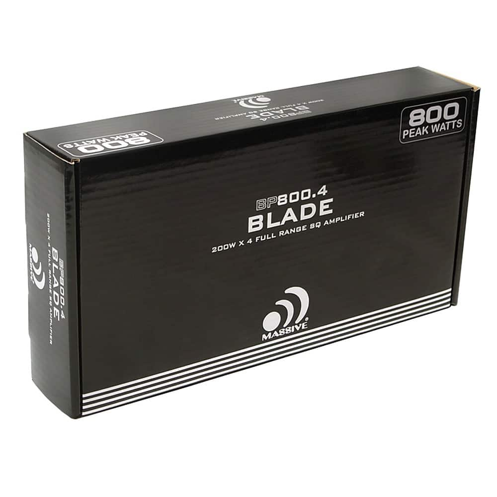 Best Buy: Massive Audio Massive BP800.4 Car Amplifier Black Black BP800.4