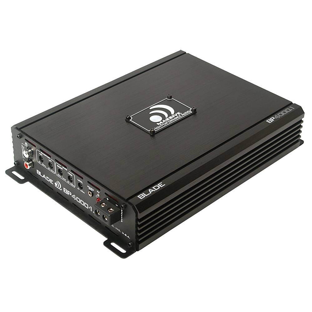 Massive Audio Massive BP4000.1 Car Amplifier Black Black