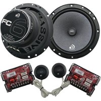 Massive Audio - FC Series 6.5-Inch 2-Way Component Kit Speakers Pair - Black - Front_Zoom