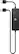 Front. Microsoft - 4K Wireless Display Adapter - Black.