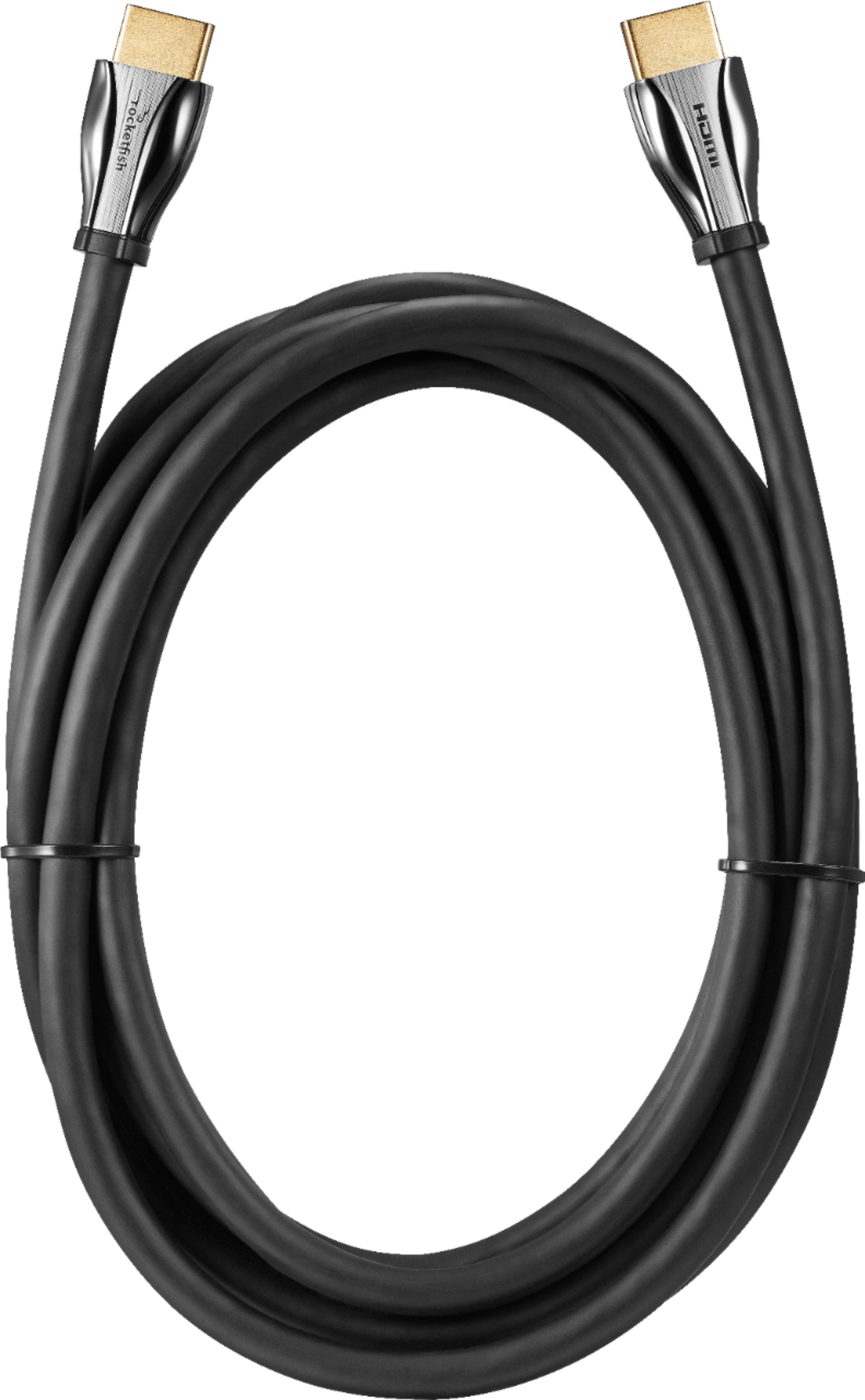 Alt View 21. Rocketfish™ - 8' 8K Ultra High Speed HDMI® 2.1 Certified Cable - Black.