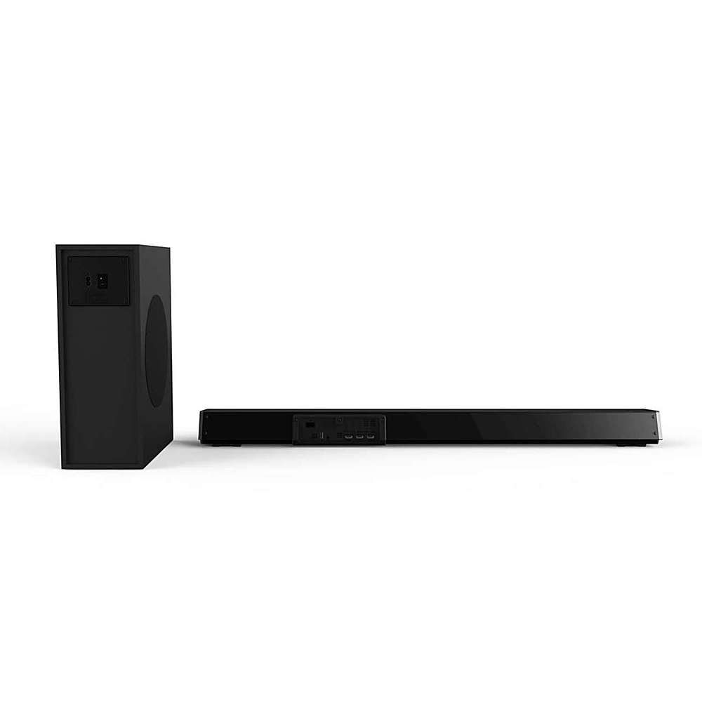 Back View: Philips - 3.1-Channel Home Theater Speaker System with Wireless Subwoofer - Black