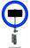 Alt View 11. Sunpak - 12" Rainbow Ring Light Vlogging Kit w/BOYA Lavalier Microphone and Bluetooth Remote for Smartphones and Cameras.