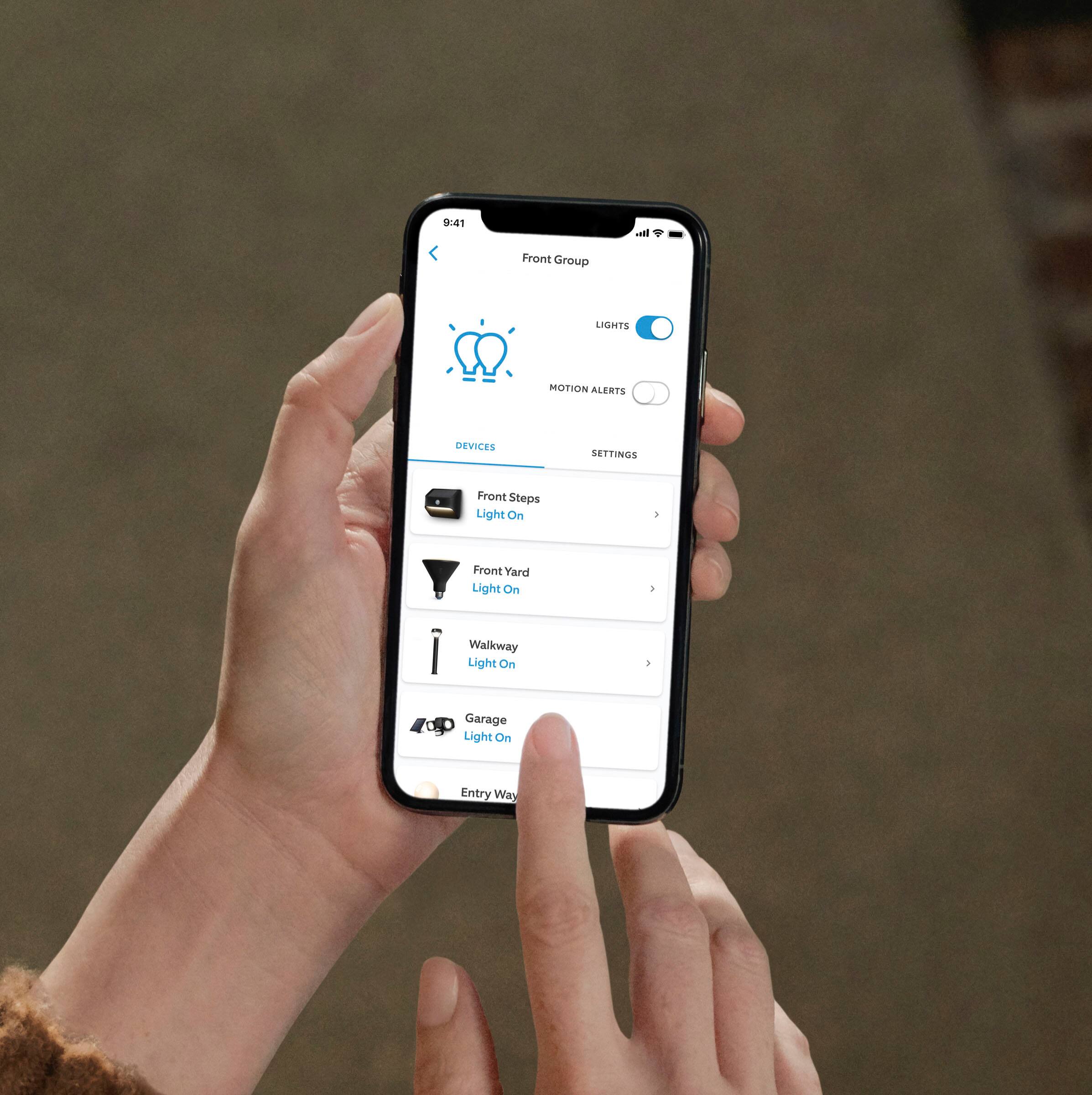 Alt View 14. Ring - A19 Wi-Fi Smart LED Bulb - White.