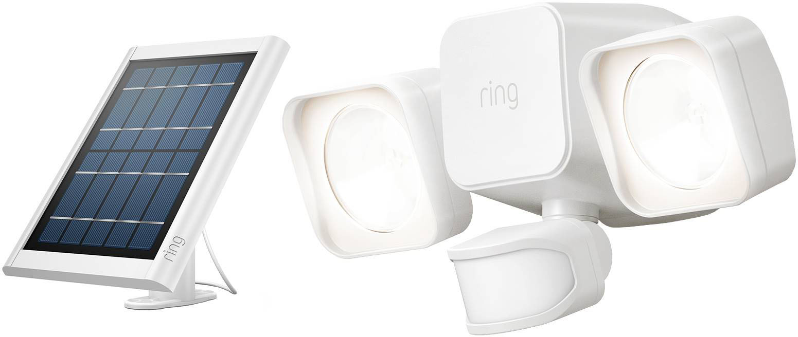 Introducing Ring Wall Light Solar, White with Ring Bridge (1st generation)