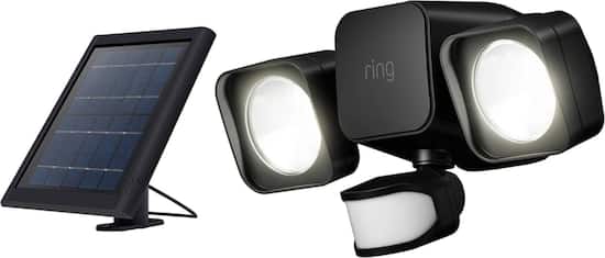 Ring Smart Lighting Solar Floodlight Black 5AT1S5 BEN0 Best Buy