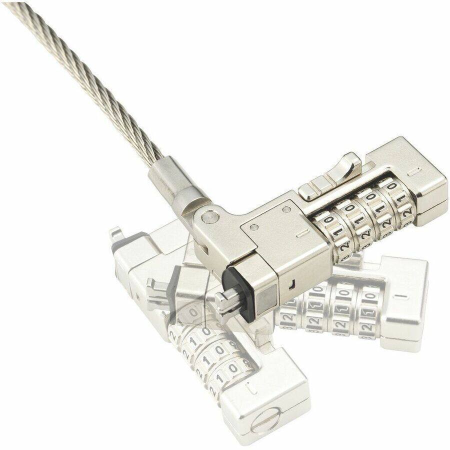 Alt View 1. Kensington - Kensington Slim NanoSaver 2.0 EQ Combination Laptop Lock - Resettable - 6 ft Cable - Resettable - 4-wheel - Combination.