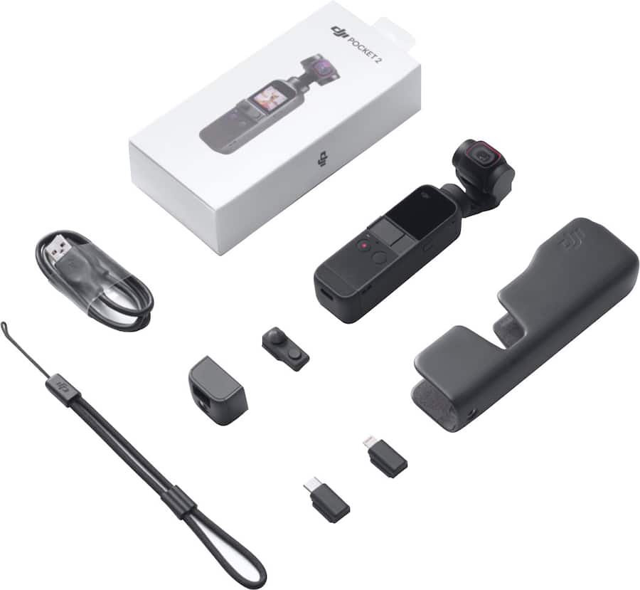 DJI Pocket 2 3 Axis Stabilized 4K Handheld Camera Black CP DJI Pocket 2 3 Axis Stabilized 4K Handheld Camera Black CP