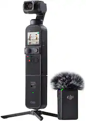 DJI - Pocket 2 Creator Combo 3-Axis Stabilized 4K Handheld Camera - Black - Alt_View_Zoom_2