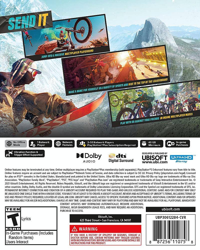 Angle. Ubisoft - Riders Republic.