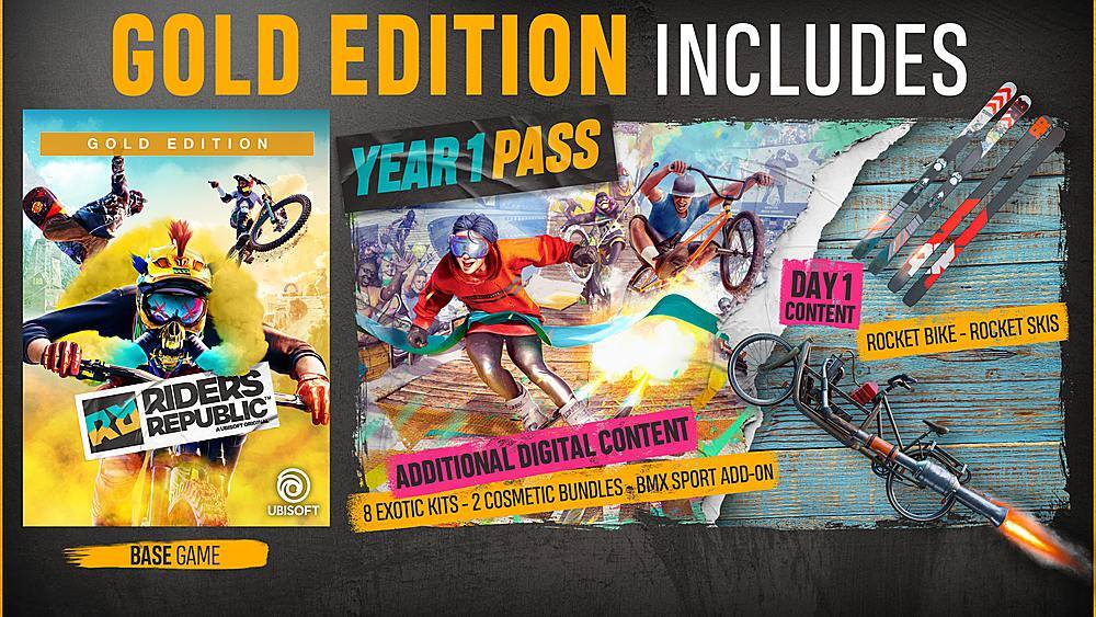 Left View: Riders Republic Gold Edition - Xbox Series X