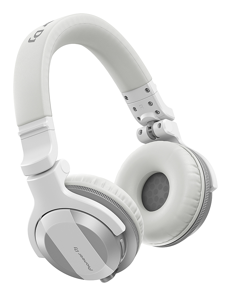 Angle View: Pioneer DJ - HDJ-CUE1BT Bluetooth DJ Headphones - White