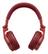 Front. Pioneer DJ - HDJ-CUE1BT Bluetooth DJ Headphones - Red.