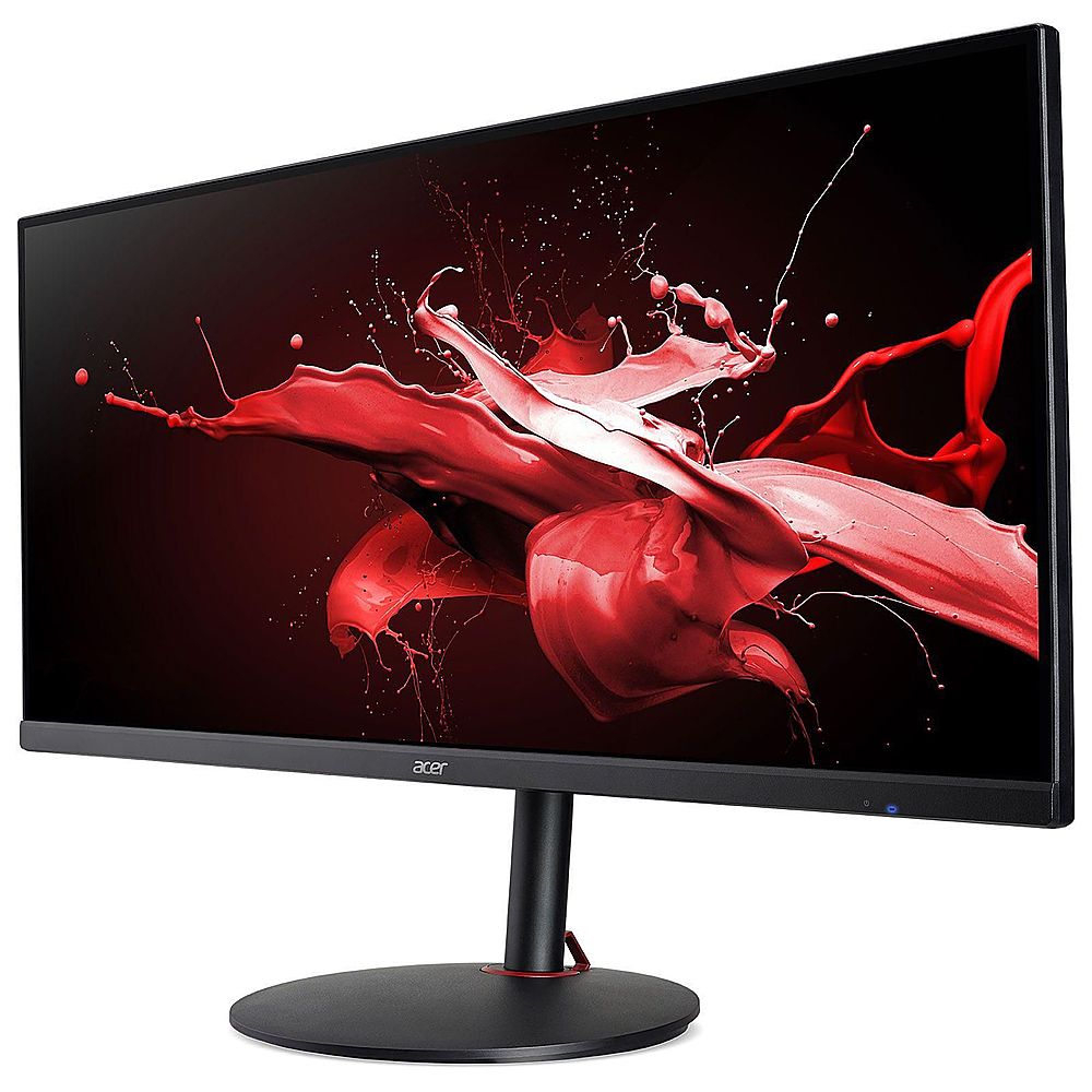 Angle View: ViewSonic - 34 LCD Curved Monitor (DisplayPort HDMI) - Black