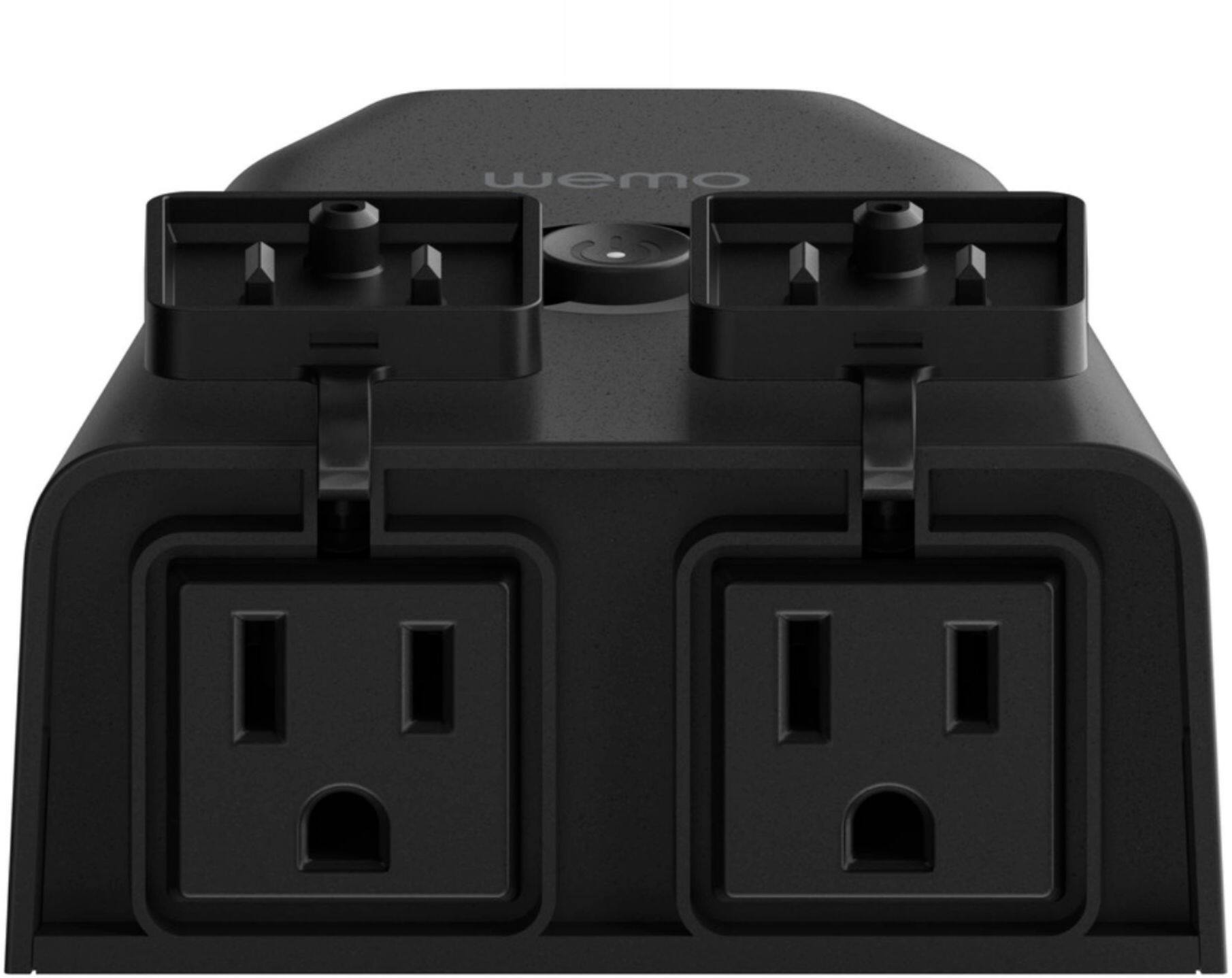 Alt View 12. WeMo - WiFi Smart Outdoor Plug - Black.
