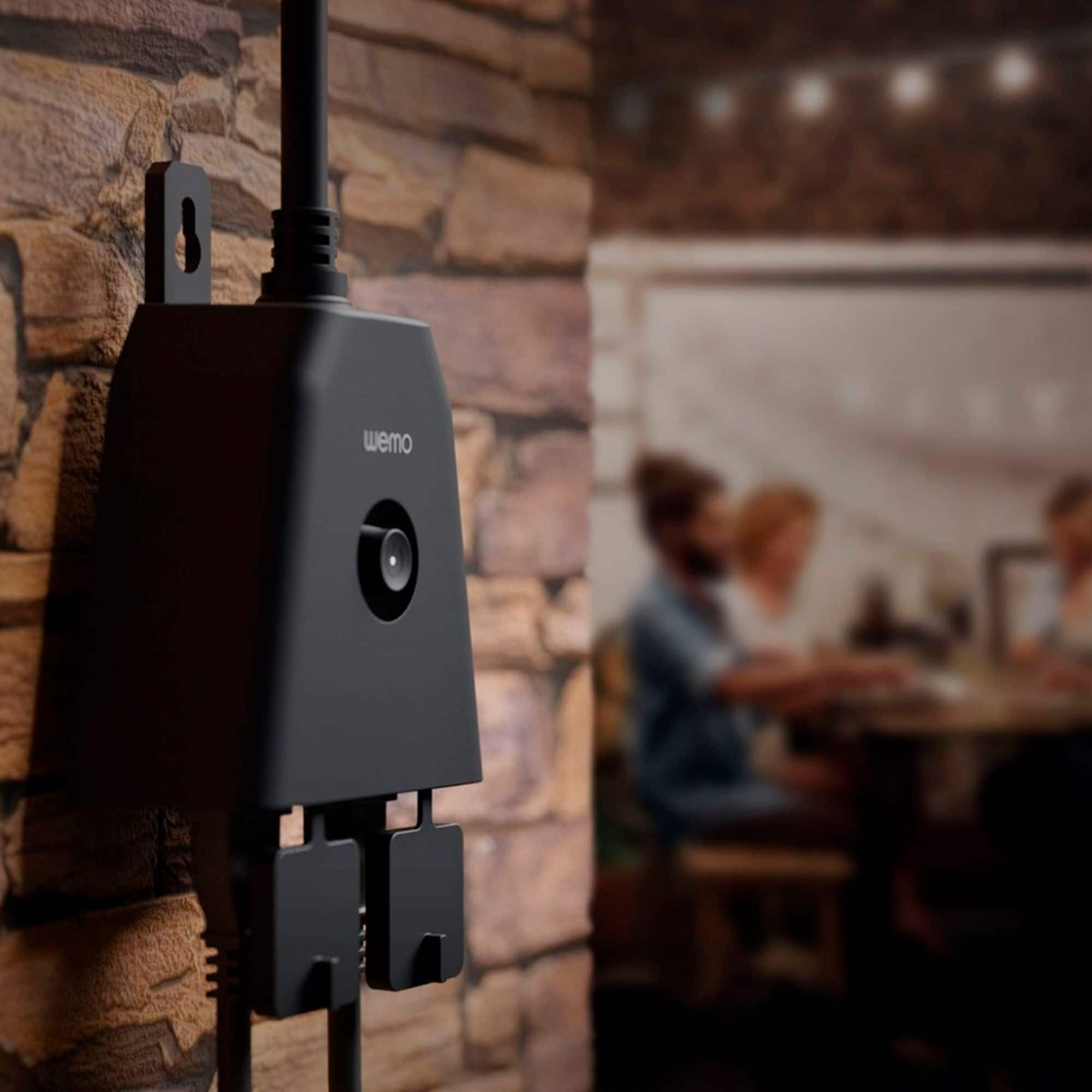 Alt View 17. WeMo - WiFi Smart Outdoor Plug - Black.
