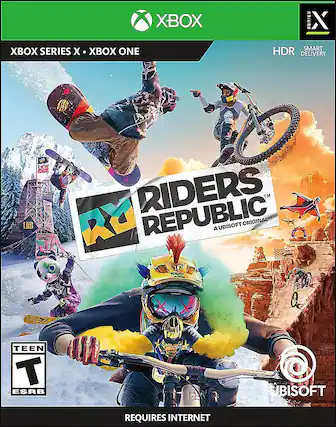 Front. Ubisoft - Riders Republic. - T (Teen 13+)
