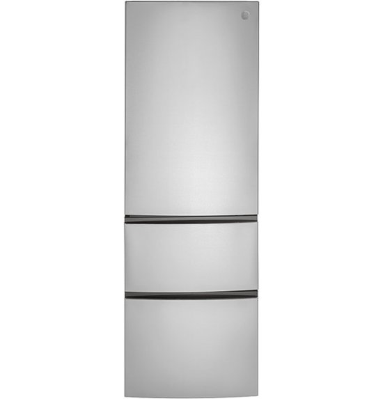 GE 11.9 Cu. Ft. Bottom-Freezer Refrigerator Stainless Steel