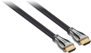 Rocketfish™ - 12' 8K Ultra High Speed HDMI® 2.1 Certified Cable - Black - Front_Zoom