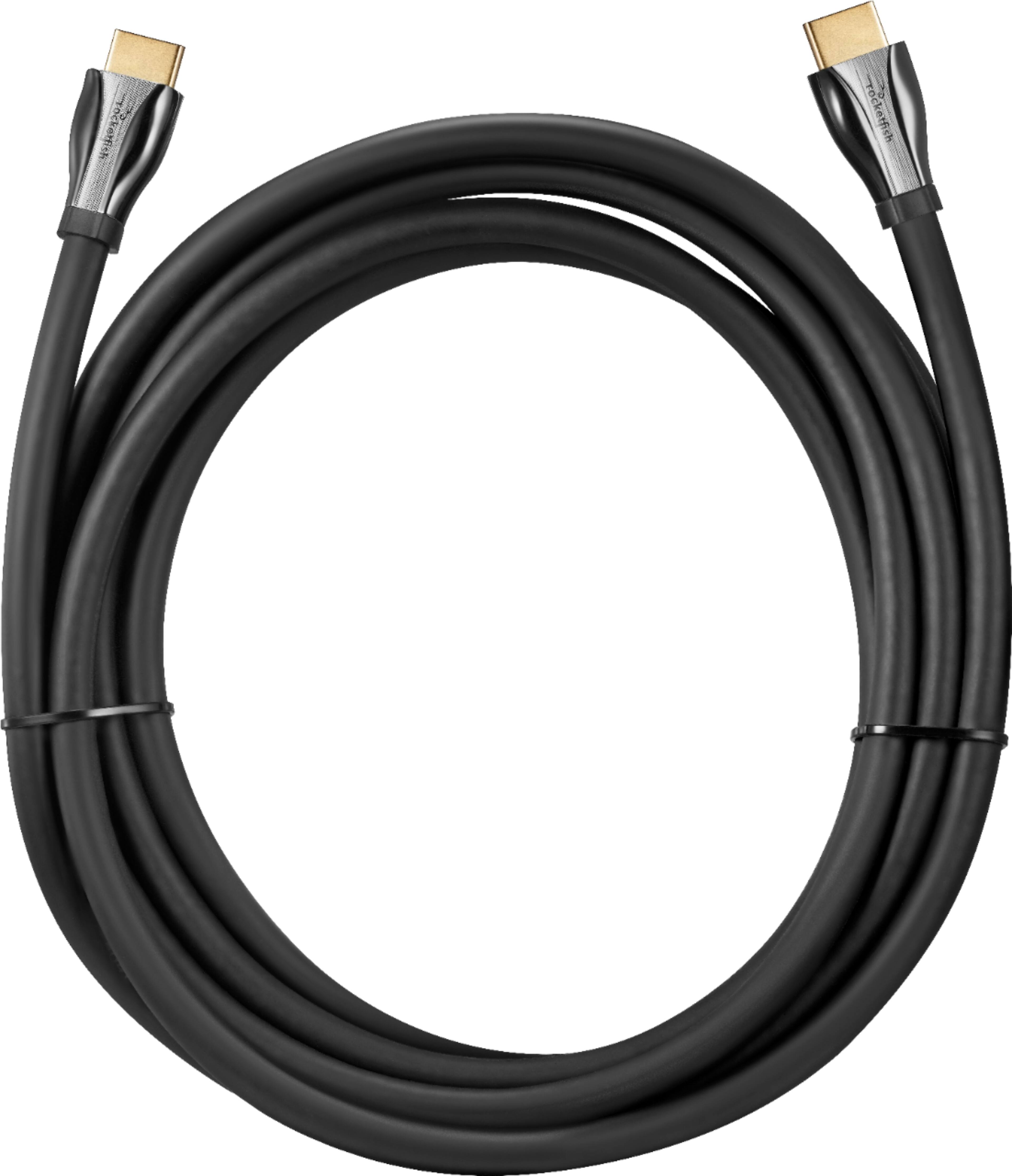 Alt View 21. Rocketfish™ - 12' 8K Ultra High Speed HDMI® 2.1 Certified Cable - Black.