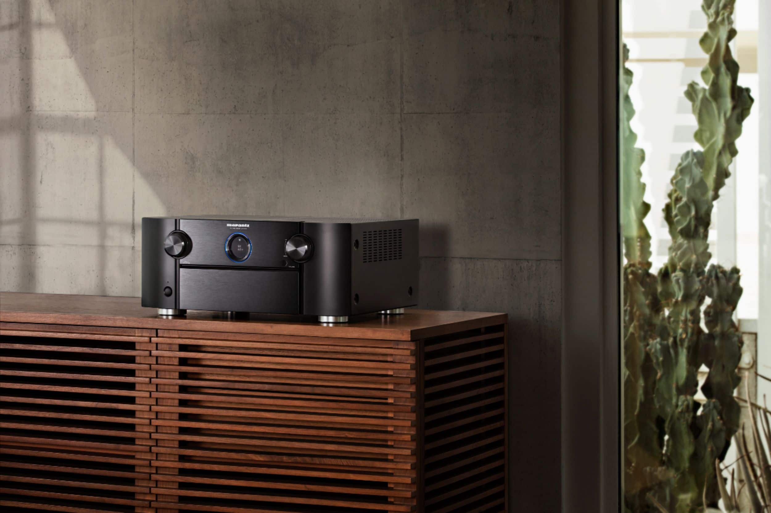 Alt View 14. Marantz - AV7706 Surround Pre-Amplifier - 11.2 Channel, Advanced 8K Upscaling, IMAX Enhanced, Auro-3D, Amazon Alexa Compatible - Black.