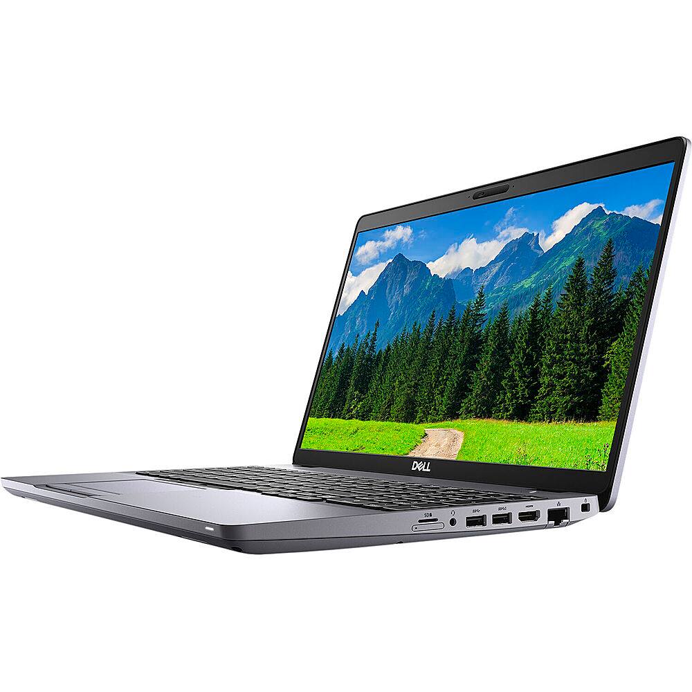 Left View: Dell - Latitude 5511 15.6" FHD Laptop - i5 - 8GB Memory - 256GB Solid State Drive