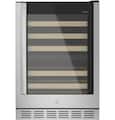 GE Profile - 44-Bottle Dual Zone Wine Cooler - Stainless Steel