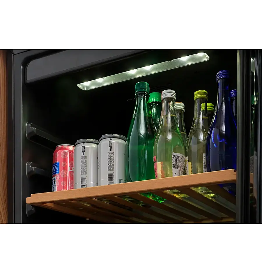Alt View 15. GE Profile - 44-Bottle Dual Zone Wine Center - Stainless Steel.