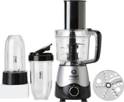 Magic Bullet - Kitchen Express Personal Blender and Mini Food Processor MB50200 - Silver - Angle_Zoom