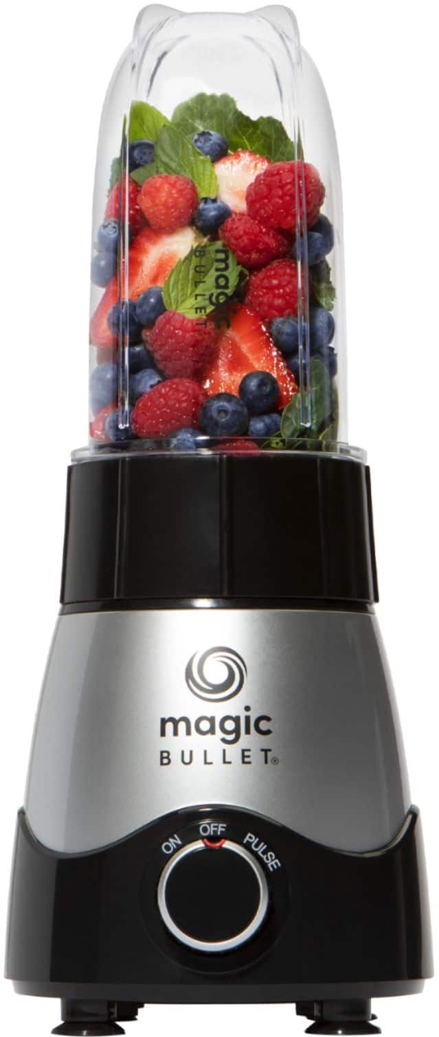 Alt View 13. Magic Bullet - Kitchen Express Personal Blender and Mini Food Processor MB50200 - Silver.