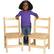 Alt View Standard 11. ECR4KIDS - 10" Assembled Ladderback Chairs - 2 Pk..