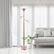Alt View 11. Elegant Designs - 3 Light Floor Lamp with Scalloped Glass Shades - Rose Gold.