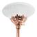 Alt View 13. Elegant Designs - 3 Light Floor Lamp with Scalloped Glass Shades - Rose Gold.