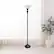 Alt View 11. Elegant Designs - 1 Light Torchiere Floor Lamp with Marbelized White Glass Shade - Restoration Bronze and White.