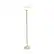 Front. Elegant Designs - 1 Light Torchiere Floor Lamp with Marbleized White Glass Shade - Gold.