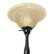 Alt View 15. Elegant Designs - 2 Light Mother Daughter Floor Lamp with Amber Marble Glass Shades - Restoration Bronze/Amber Shade.
