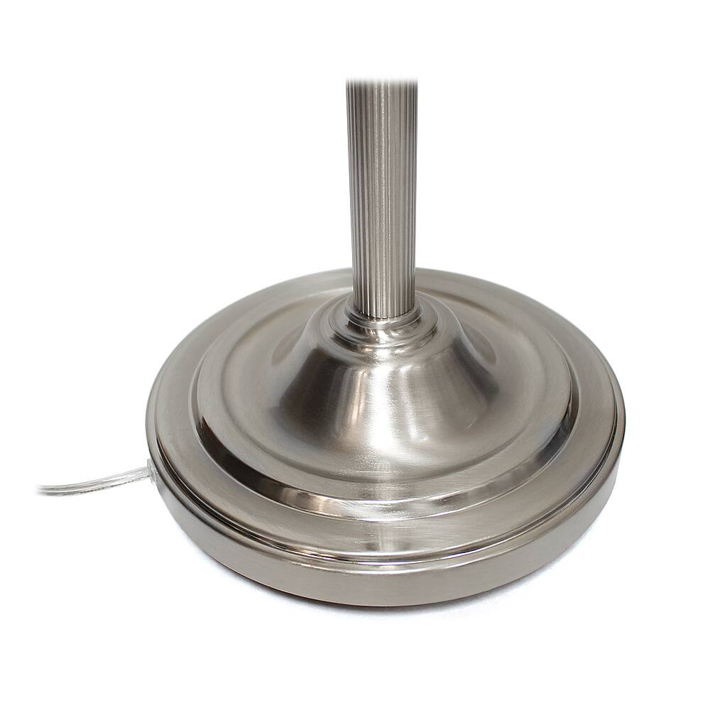 Elegant Designs 2 Light Mother Daughter Floor Lamp with White Marble