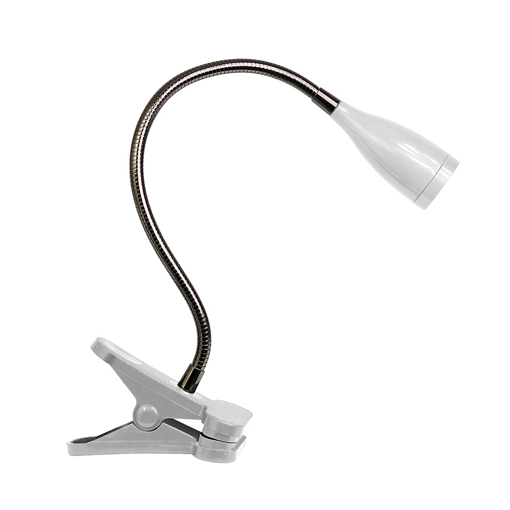 Angle View: Limelights - Flexible Gooseneck LED Clip Light Desk Lamp