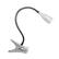 Angle Zoom. Limelights - Flexible Gooseneck LED Clip Light Desk Lamp - White/Silver.