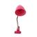 Front. Limelights - Flossy Flexible Gooseneck Clip Light Desk Lamp - Pink/Silver.