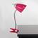 Left. Limelights - Flossy Flexible Gooseneck Clip Light Desk Lamp - Pink/Silver.