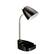 Front. Limelights - Gooseneck Organizer Desk Lamp with iPad Tablet Stand Book Holder - Black.