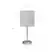 Left. Limelights - Stick Lamp with USB charging port and Fabric Shade - Gray.
