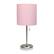 Angle. Limelights - Stick Lamp with USB charging port and Fabric Shade.