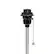 Alt View 13. Limelights - Stick Lamp with USB charging port and Fabric Shade.